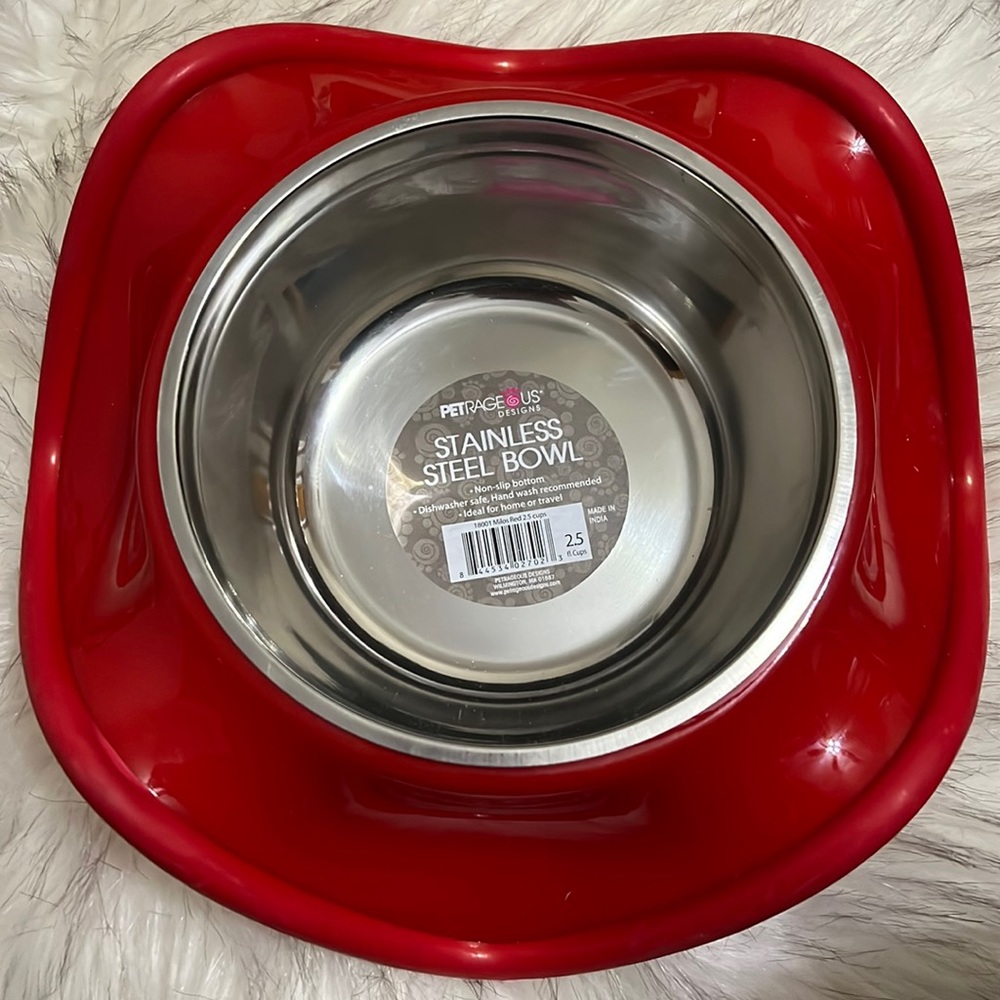 Petrageous Stainless Steel Bowl!!!😍😍